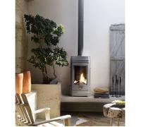 Poêle à bois INVICTA Cassine - Puissance optimale :10 kW - Max : 15 kW - Rendement 76%, bûches 34 cm - Fabriqué en France