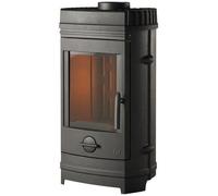 Poêle à bois INVICTA Chatel - Puissance optimale: 8 kW - Max: 12 kW- Bûches 34 cm max - Fonte - Fabriqué en France - Ecodesign
