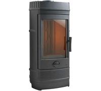 Poêle à bois INVICTA Gomont - Puissance optimale: 12 kW - Max: 18 kW - Bûches 45 cm max - Fonte - Fabriqué en France - Ecodesign