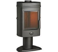 Poele a Bois INVICTA Mesnil - Puissance optimale 8 kW - Max: 12kW- Bûches 34 cm max - Fonte - Fabriqué en France - Ecodesign