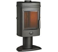 Poêle à bois INVICTA Mesnil - Puissance optimale 8 kW - Max: 12kW- Bûches 34 cm max - Fonte - Fabriqué en France - Ecodesign