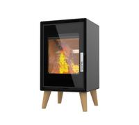 Poêle à bois – JACCO SUR PIED – 4,8 kW – Acier étanche – Style scandinave – EcoDesign