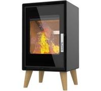 Poêle à bois JACCO SUR PIED 4.8KW en acier - étanche - eco design G
