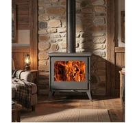 Poêle à bois Juan Panadero VENETO 8 kW / Haut rendement 82 % / Volume de chauffe 290 m3