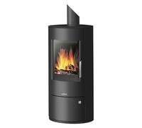 Poêle à bois Justus Austin 7 | 7 kW Acier noir