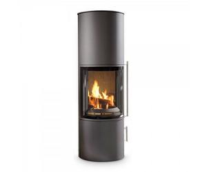 Poêle à bois Koppe Akono 7 kW Accumulateur de chaleur Acier gris