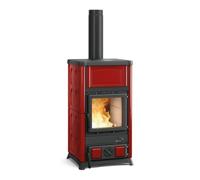 NORDICA 7112711 Poêle À Bois 11,8kW CONCITA 2.0 Bordeaux 5 Étoiles