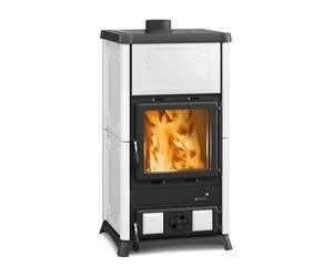 Poêle à bois La Nordica Fedora.16 8,3 kW Majolique blanc