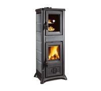 Poêle à bois La Nordica Gemma Forno.165 Petra 7,3 kW avec compartiment de cuisson