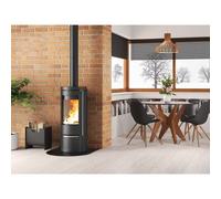 Marlena 5.0 7,5 kW Poêle à bois noir anthracite
