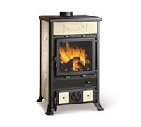 Poêle à bois La Nordica Rossella R1 BII 8,8 kW Majolika Liberty Panna