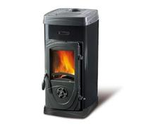 Poêle à bois La Nordica Super Junior Lean 5,7 kW Acier émaillé noir