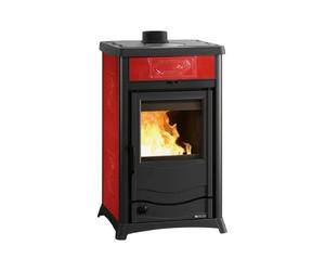 Poêle à bois La Nordica TermoRossella Plus DSA.16 11,1 kW Hydro Majolique Liberty Bordeaux