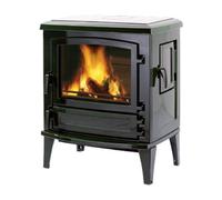 Poêle à bois Leda Aruba 8 kW Corps émaillé vert foncé
