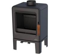 POÊLE À BOIS LIRA ÉTANCHE EN FONTE 5KW -