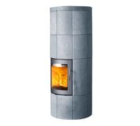 Poêle à bois Lotus M2 | 6 kW Revêtement en pierre ollaire, Gris
