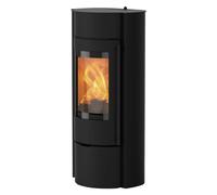 Poêle à bois Lotus Prestige MST 5 kW accumulateur de chaleur Dépend de l'air ambiant, revêtement en acier noir