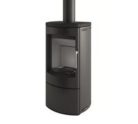 Poêle à bois MCZ Ahlma 5,9 kW acier noir