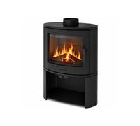 Poêle à bois MODENA 9 kW Fonte Noir - H85.5xL71xP59cm