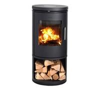 Poêle à bois Morsoe 6143 | 5,9 kW avec un compartiment pour ranger le bois Dépendent de l'air ambiant / RLA