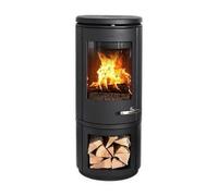 Poêle à bois Morsoe 7843 | 7,3 kW avec un compartiment pour ranger le bois Dépendent de l'air ambiant / RLA