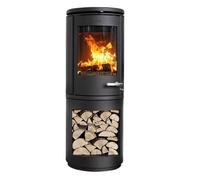 Poêle à bois Morsoe 7893 | 7,3 kW avec un compartiment pour ranger le bois Indépendant de l'air ambiant / RLU