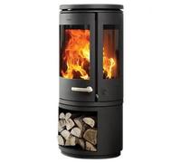 Poêle à bois Morsoe 7943 | 7,3 kW avec un compartiment pour ranger le bois Dépendent de l'air ambiant / RLA