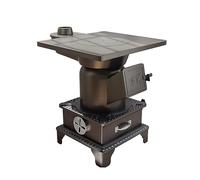 Poêle À Bois Multifonction, Chauffage Camping, Poele a Bois en Fonte, pour la Cuisine en Extérieur/dans le Jardin, Chauffage Sous Tente(53cm/21in)