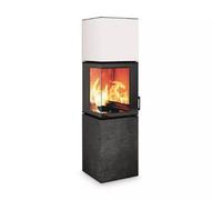 Poêle à bois Neocube S10 5,4 kW Blanc arctique, Iron Grey