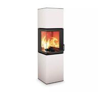 Poêle à bois Neocube S10 5,4 kW Phedra, Blanc arctique