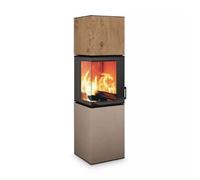 Poêle à bois Neocube S10 5,4 kW Rovere Buckskin, Phedra