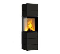 Poêle à bois Neocube S20 Black & White Edition 5,4 kW Nero satin