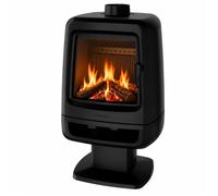 Poêle à bois NORDFLAM - PILLAR 6 kW en Fonte - Noir