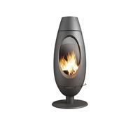 Poele a Bois INVICTA Ode 10 KW Fonte Bûches 25 cm G
