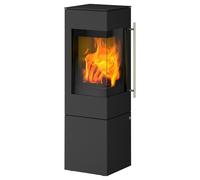 Poêle à bois Olsberg Ipala Smart Compact 5 kW étanche Porte en acier, charnière à gauche