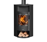 Poêle à bois Oranier Polar Neo Eck 6,5 kW Acier noir
