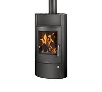 Poêle à bois Oranier Pori Aqua 10 kW Hydro Acier noir