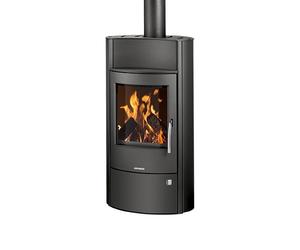 Poêle à bois Oranier Pori Aqua 10 kW Hydro Acier noir