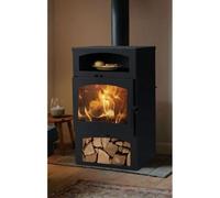 Poele a Bois - PANADERO - Bacalan Chauffe Plâts Ecodesign - 10,2 kw - Bûches 50 cm