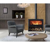 Poele a bois - PANADERO - Chopin 3V Ecodesign - 8,2 kw - Bûches 80 cm