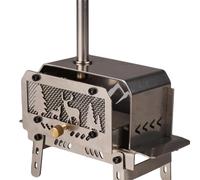 Poêle à bois portable - Porte encens, arbre de Noël et ornement décoratif de table pour chauffage | poêle à bois de camping, poêle à bois portable en acier inoxydable d'extérieur