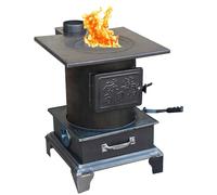 Poêle à bois portable pour chauffage et cuisson efficaces en camping, randonnée et utilisation à la maison