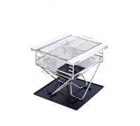 Poêle à bois portable pour tente, utilisable en intérieur et en extérieur, petit format, idéal pour la cuisine et le chauffage en camping sous tente (Taille : Grande)