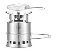 poêle à bois portable Réchaud de camping portable, réchaud de survie à bois, petit réchaud de camping à double combustible