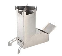 Poêle à bois portable - Réfacteur de chauffage de camping en acier inoxydable pour la cuisson en plein air - Brûleur à bois amovible, poêles de randonnée avec sac de rap pour cuisiner,