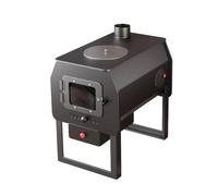 Poêle à bois pour le camping et la maison - Chauffage intérieur sans fumée avec double fonction charbon et bois de chauffage