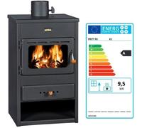 Poêle à bois Prity K1 9,5 kW acier noir
