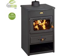 Poêle à bois Prity K1 CP - 9.5 kW avec dessus en fonte