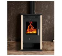 Poele a bois PROMETEY Eco 3 IVORY 8 kW sortie 130 mm