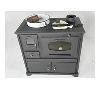 Poele a bois PROMETEY PERFECT ECO OLD 7 kW avec four classe None sortie 130 mm